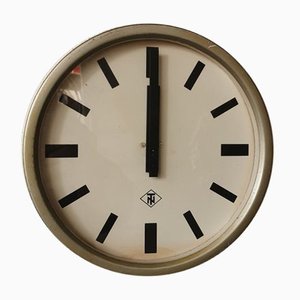 Reloj alemán industrial de TN / Telefonbau und Nomalzeit, años 50