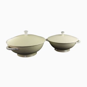 Soup Tureens from Boch Frères, La Louviere, 1920s, Set of 2