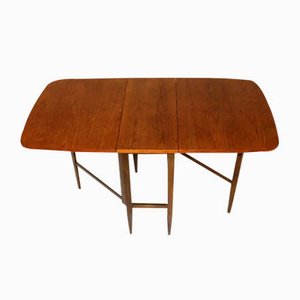 Teak Dining Table with Wings, 1960s