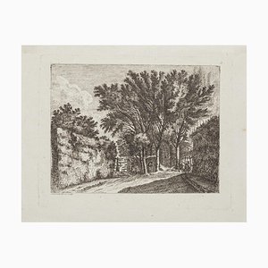 The Forest - Original Etching - 18th Century 18th Century