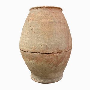 Vaso in terracotta intagliata a mano, Francia, XIX secolo