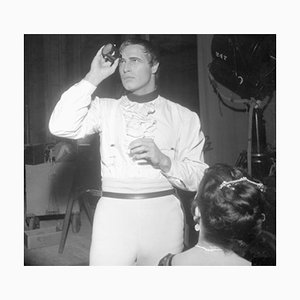 Stampa Marlon Brando Archival Pigment bianca di Bettmann