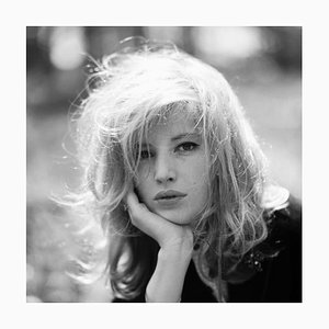 Monica Vitti Archivdruck in Schwarz von Giancarlo Botti