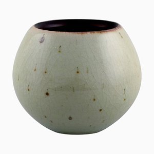 Vaso in ceramica smaltata, anni '80