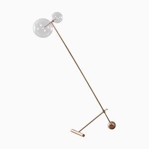 Brass Floor Lamp by Schwung