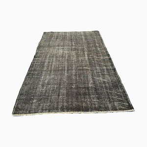 Tapis Vintage en Laine Retevée Grise, Turquie