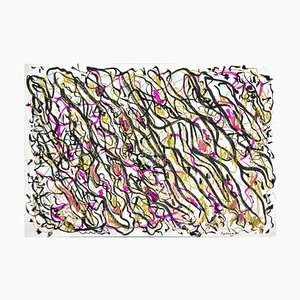 Flowers Ink on Paper by Maurizio Gracceva