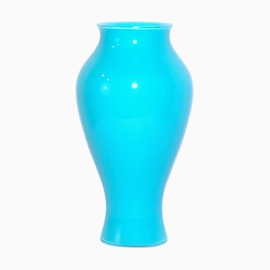 Vase Bleu Clair par Ercole Barovier pour Barovier & Toso, 1970s