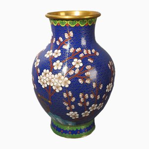 Enameled Cloisonne Vase, 1950s