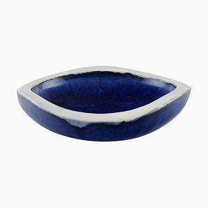 Bowl in Glazed Ceramic by Vicke Lindstrand for Upsala-Ekeby, 1950s