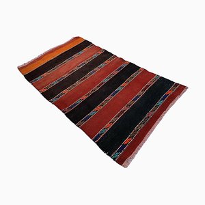 Vintage Turkish Traditional Wool Kilim Rug