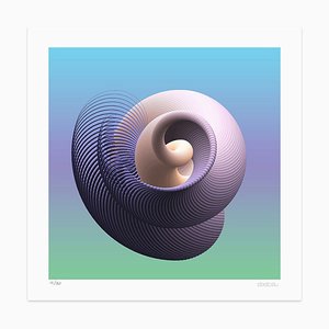 Spiral Curves Giclée Print by Dadodu, 2019