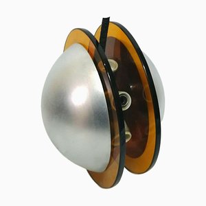 Lámpara de techo Sputnik Flying Disc, años 70