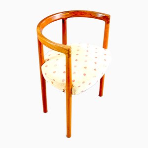 Mid-Century Leather Model 125 Dining Chair by Ole Gjerløv-Knudsen & Torben Lind for France & Søn / France & Daverkosen