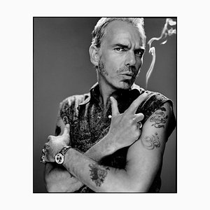 Cadre Billy Bob Thornton Noir par Kevin Westenberg pour GALERIE PRINTS