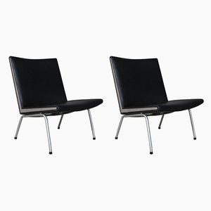 Mid-Century Airport Chairs by Hans J. Wegner for A.P. Stolen, Set of 2