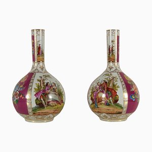 Porcelain Vases from Manifattura, Set of 2