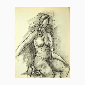 Figure Original Pencil Drawing