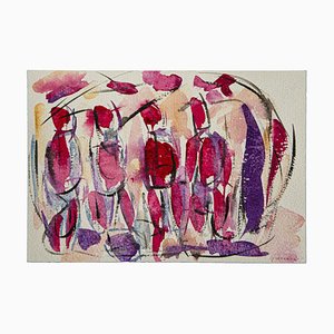 Shapes Original Watercolor on Paper by Maurizio Gracceva, 2018