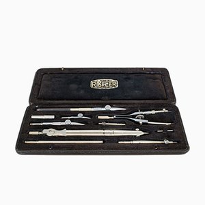 Vintage Drawing Instrument Set, 1950s