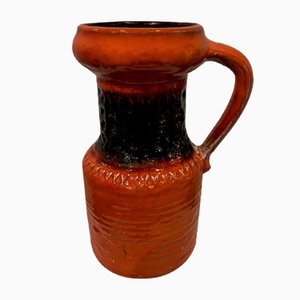 Deutsche Keramikvase von Jasba, 1970er