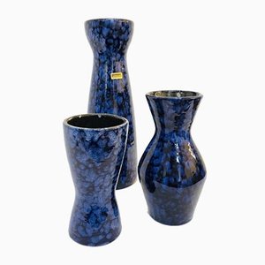 Vases en Céramique de Scheurich, 1960s, Set de 3