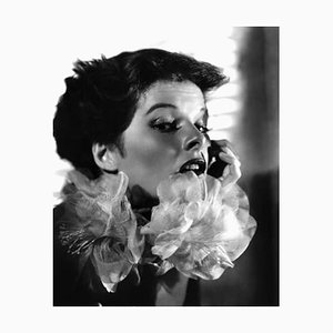 Katharine Hepburn Archival Pigment Print Encadré en Blanc par Alamy Archives