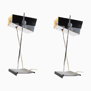 Lampade da tavolo regolabili di Josef Hurka per Napako, anni '60, set di 2