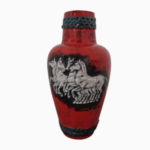 Large Ceramic 1020-60 Horse Vase from Walter Gerhards, 1960s