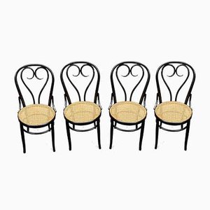 Antique Heart Dining Chairs by Michael Thonet for Gebrüder Thonet Vienna GmbH, Set of 4