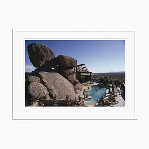 Bouldereign Oversize C Print Framed in White by Slim Aarons