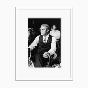 Impression Thomas Crown en Résine Argentée Encadrée en Blanc par Hulton Archive