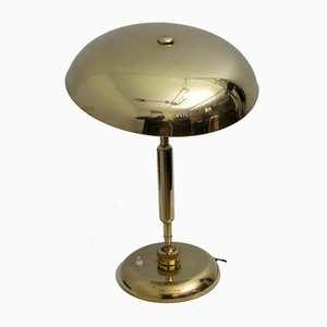 Mid-Century Modern Brass Adjustable Table Lamp by Giovanni Michelucci for Lariolux, 1940s