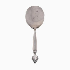 Acanthus Serving Spade in Sterling Silver by Johan Rohde for Georg Jensen, 1928