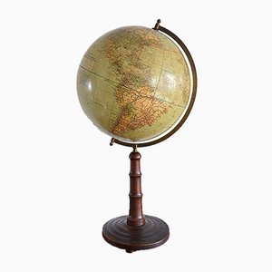 Globe Vintage de Paul Räth & Dr. A. Krause, Allemagne, 1920s