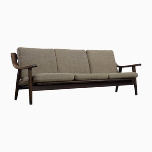 Skandinavisches Mid-Century 3-Sitzer Sofa & Sessel von Hans J. Wegner für Getama, 1960er, 2er Set