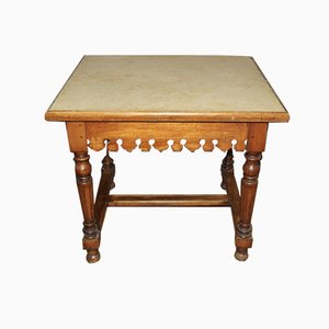 Vintage Beech Worktable, 1920s