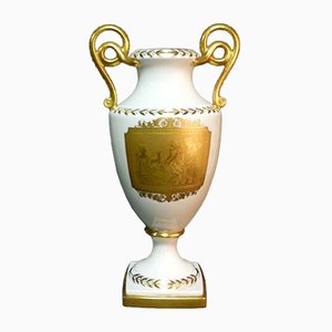 Vaso in porcellana e oro 24kt di Finzi, anni '30