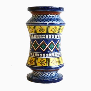 Antike Apotheker Vase aus Keramik von Minardi