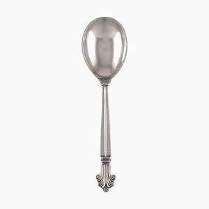 Acanthus Gourmet Spoon in Sterling Silver by Johan Rohde for Georg Jensen, 1922