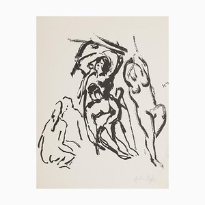 Óleo sobre papel, siglo XX