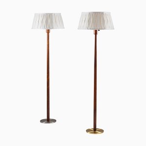 Floor Lamps by Uno & Östen Kristiansson for Luxus, 1960s, Set of 2