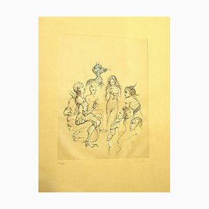 Leonor Fini - Nimphs - Original Hand Signed Lithograph 1982