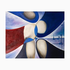 Giorgio Lo Fermo, Five Shapes, 2020, Oil Painting