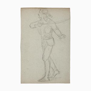 Theatrical Costume, 20th Century, Pencil Drawing