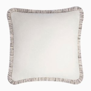White Wool Artic Pillow by Lorenza Briola for Lo Decor
