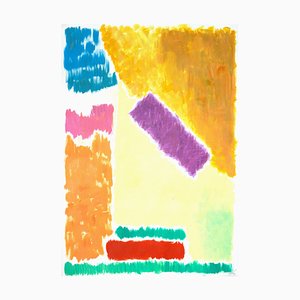 Paysage Géométrique, Pastel, 2020
