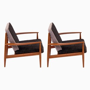 Set of Armchairs by Grete Jalk for France & Søn / France & Daverkosen, 1960s