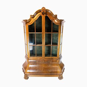 Armoire Rococo en Noyer et Verre, 1910