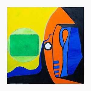 Giorgio Lo Fermo, Komposition, Öl auf Leinwand, 2020